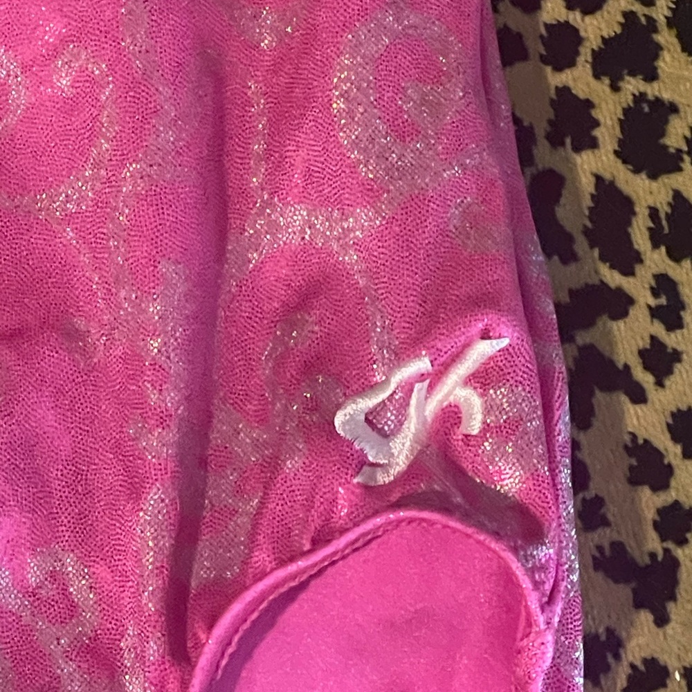 GK Shimmering Pink Kids Bodysuit - Picture 2 of 4
